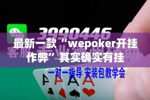 最新一款“wepoker开挂作弊”其实确实有挂
