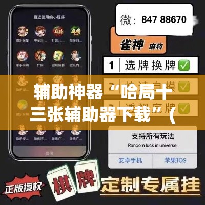 辅助神器“哈局十三张辅助器下载”(透视挂)详细使用教程